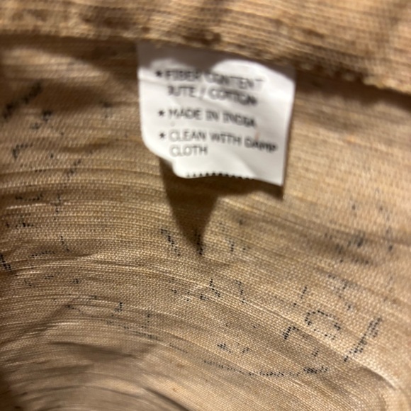 Vtg. MAI 1910 Sommet de la Tour Eiffel Tower Paris Canvas Fiber Tote Bag round - Picture 4 of 9